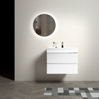 Alice - Bathroom Vanity With Large Storage, Sink, Wall Mounted