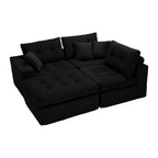 Corner Chaise L-Shaped Sectional Sofa Bed