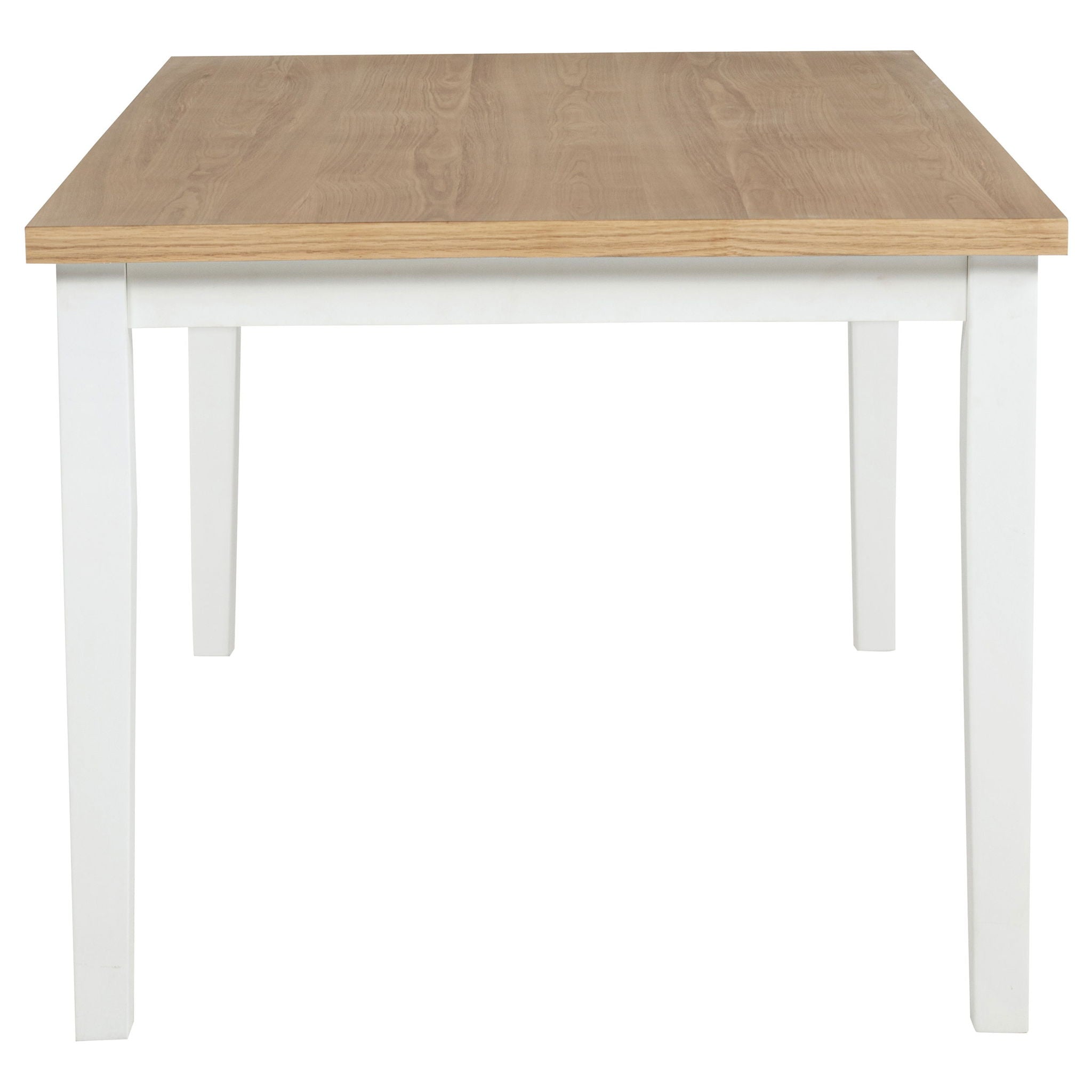 Andrews 66-inch Rectangular Dining Table Light Ash and White