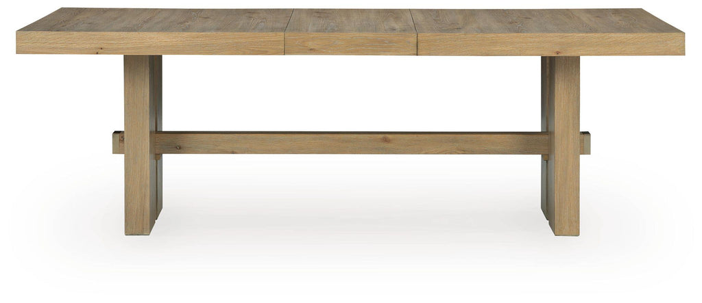 Lasinger - Rectangular Dining Room Extension Table - Light Brown