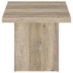 Devar 2-piece Square Coffee End Table Set Distressed Pine