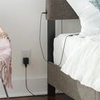 Paloma - Twin Bed With Dual USB Port - Linen