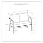 Palmetto - Outdoor Sofa - Stone Gray