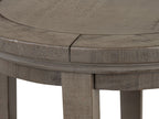 Paxton Place - Round Accent End Table - Dovetail Gray