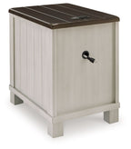Darborn - Chair Side End Table - Gray / Brown