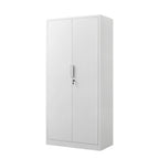 2 Door File Cabinet With Lock, 4 Adjustable Shelves, Heavy-Duty