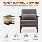 Living Room Chair With Lumbar Pillow