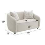 Etienne - Loveseat With 3 Pillows