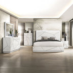 Esther - Dresser - White / Silver