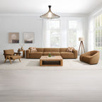 Zoey - Modular - RF Arm Chair With Pillow - Chocolate Suede