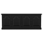 Florence 4-door Dining Sideboard Buffet Distressed Black