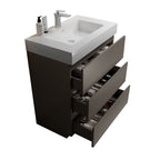 Alice - Bathroom Vanity With Sink, Large Storage Freestanding