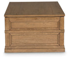 Sharlance - Lift Top Cocktail Table - Light Brown
