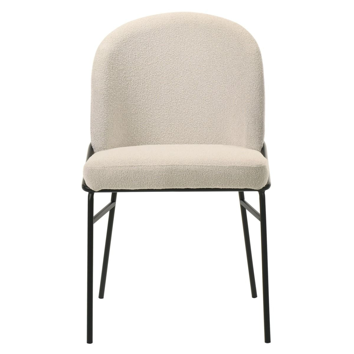 Lark - Side Chair (Set of 2) - White / Black