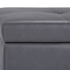 Oregon - Contemporary Storage Ottoman Bench With Tray