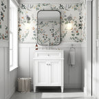 Bathroom Vanity With 2 Doors And Tip Out Drawer, Soft Closing Hinges