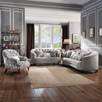 Saira - Chair With Pillow - Pattern Fabric