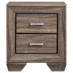 Kauffman 4-piece California King Bedroom Set Washed Taupe
