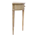 Vintage Inspired Storage Console Table With Fluted Doors