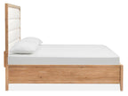 Somerset - Complete Panel Bed With Upholstered Headboard