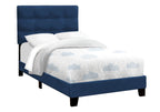 Bed, Upholstered, Frame Only, Transitional