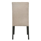 Morland - Side Chair (Set of 2) - Tan Linen & Vintage Black