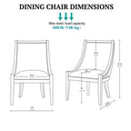Upholstered Dining Chair With Nailhead Trim