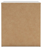 Cayboni - Two Drawer Night Stand - Whitewash