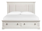 Kingston - Upholstered Panel Storage Bed