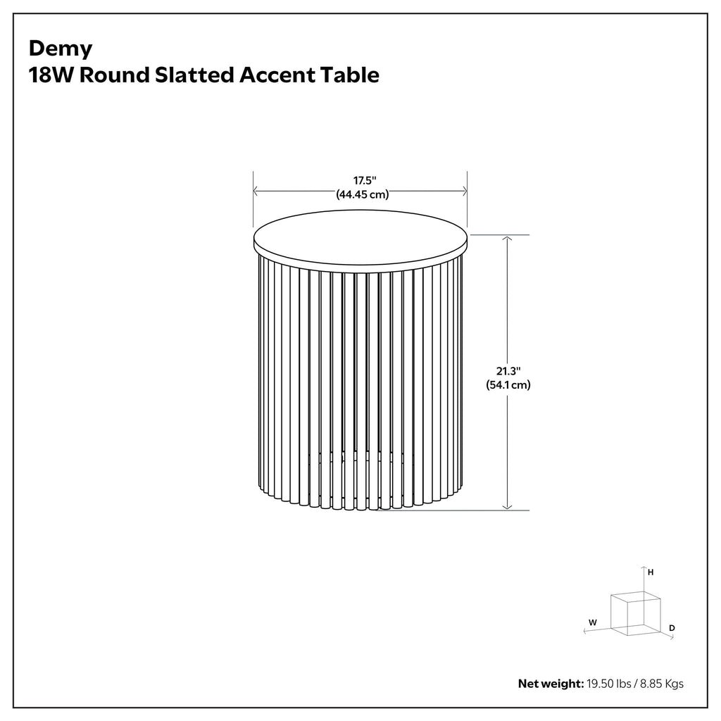 Demy - Handcrafted Metal Accent Table