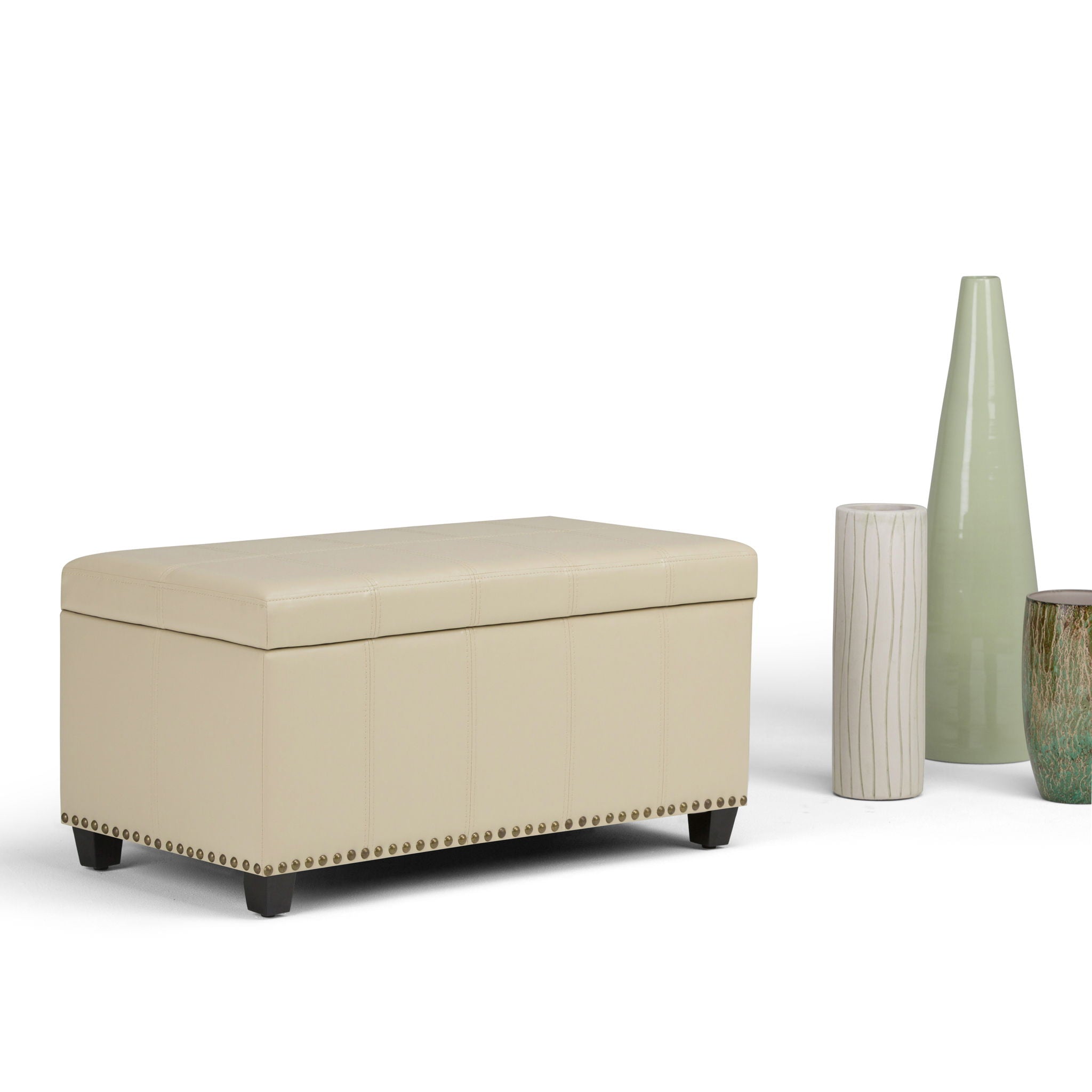 Amelia - Transitional Storage Ottoman Bench
