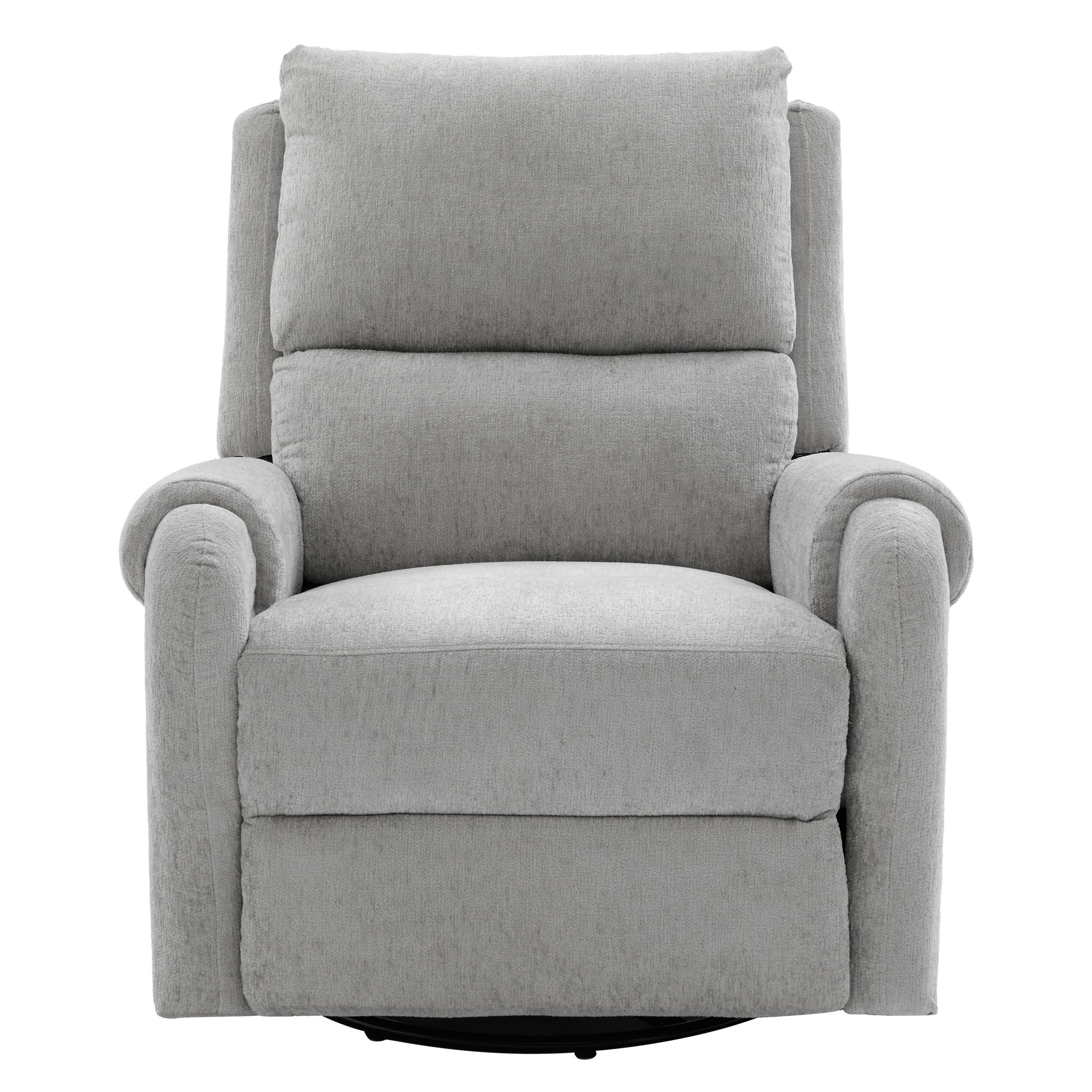 Manual Recliner Massage Chair With Swivel Rocker, 8 Massage Modes, Side Storage Pocket