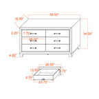 Soluto - Dresser - Gray / Black