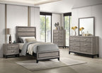 Valen Five-piece Twin Bedroom Set Light Taupe