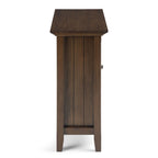 Bedford - Low Storage Media Cabinet - Rustic Natural Aged Brown