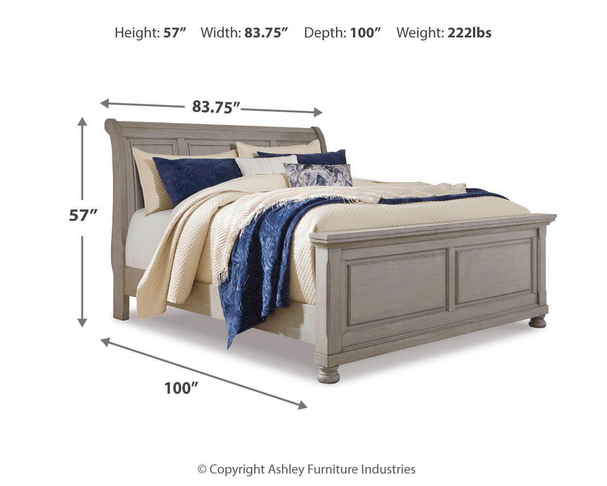 Lettner - Sleigh Bed