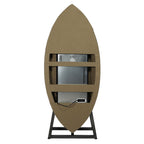 Brancaster - Wine Cooler - Retro Brown Top Grain Leather & Aluminum