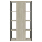 Loomis 72-inch 4-shelf Bookshelf Whitewashed Grey