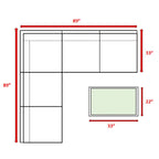 Modular 4 Person Outdoor Seating Group With Cushions - Espresso