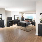 Upholstered Panel Sleigh Bed Design