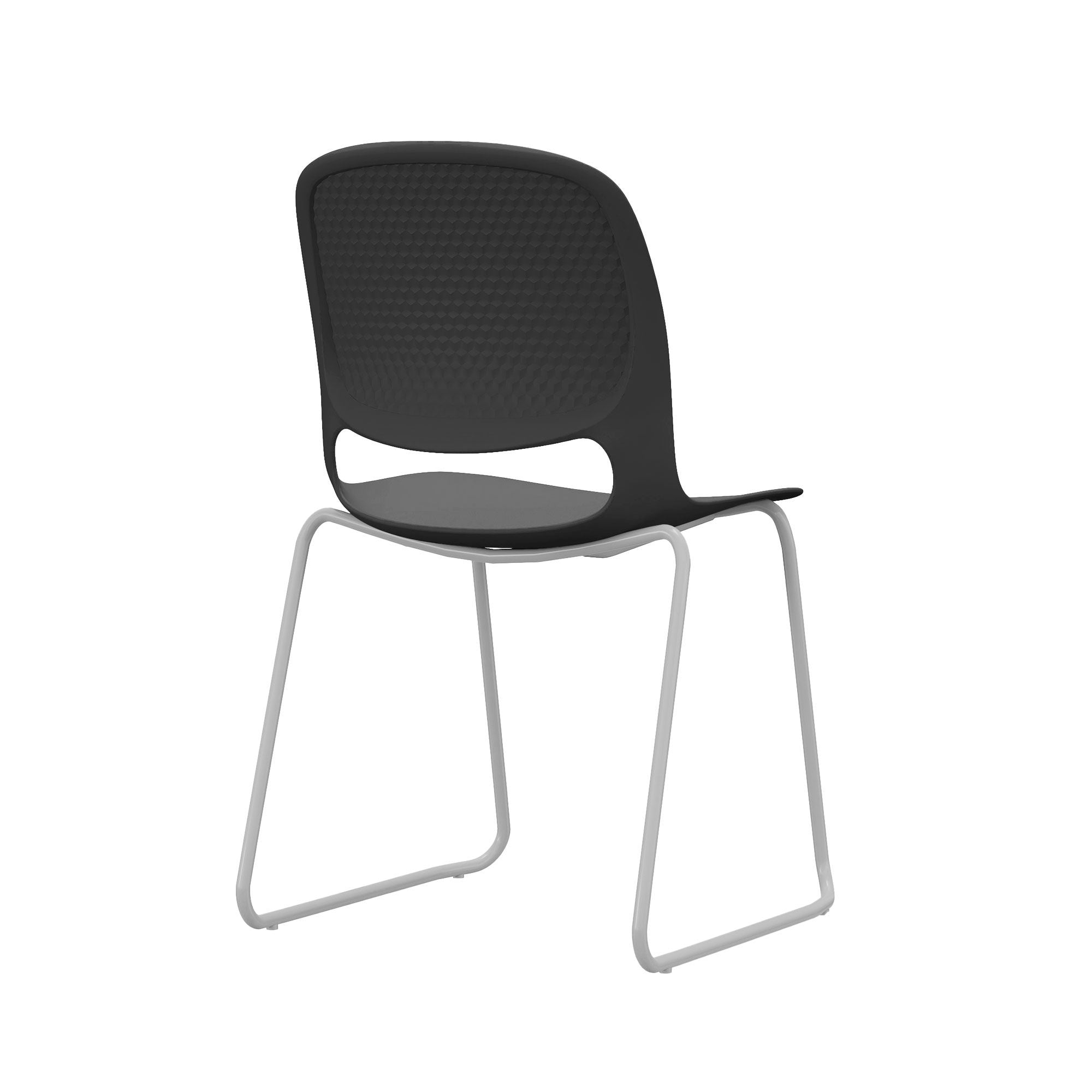 Stacking Chairs (Set of 4) - Black