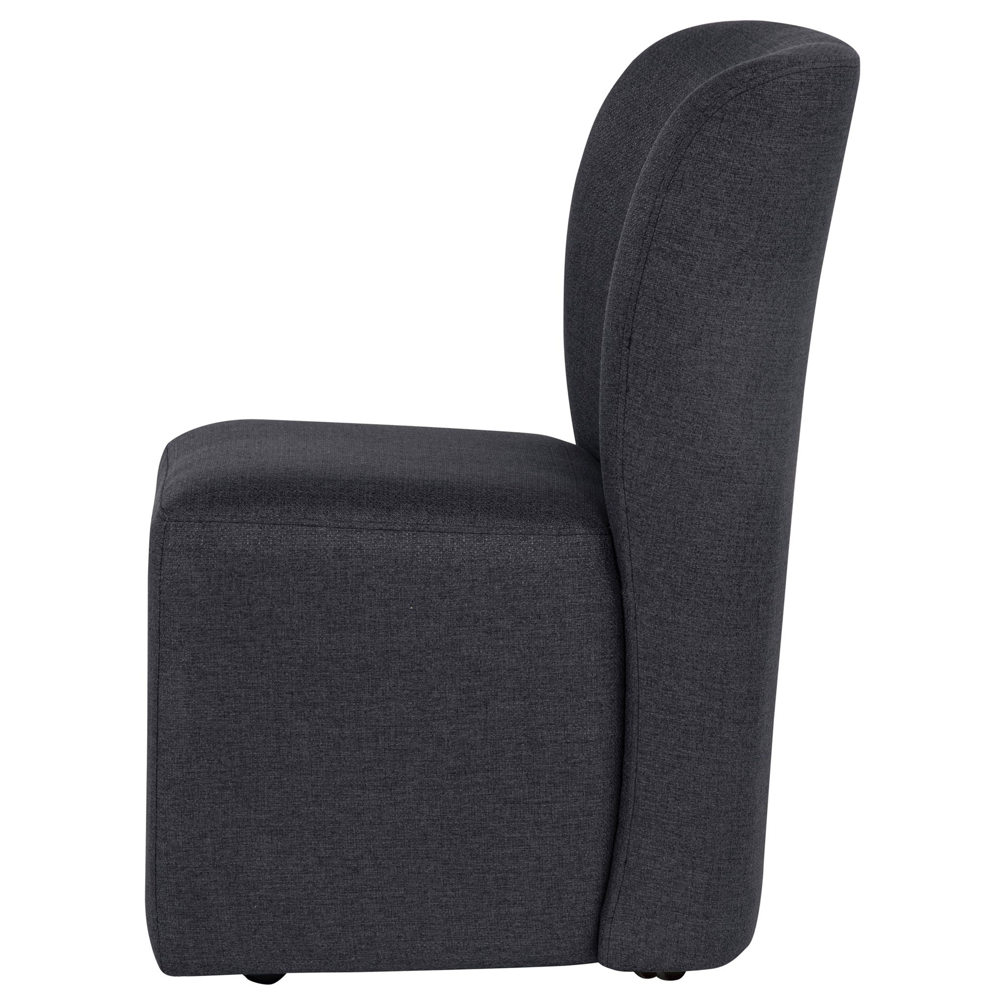 Jaelynn Upholstered Parsons Dining Side Chair Charcoal (Set of 2)