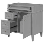 Bathroom Vanity With 2 Drawers And Tip-Out Drawer, Storage Cabinet