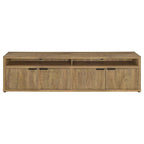 Tabby 79-inch 4-door Engineered Wood TV Stand Media Console Mango