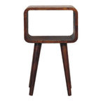 Minimalist Open Curved Nightstand