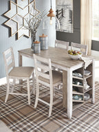 Skempton - Rectangular Counter Table With Storage Set