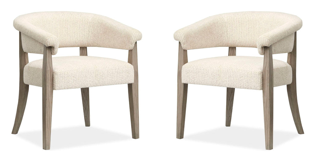 Braelyn - Upholstered Host Chair (Set of 2) - Dorian Gray