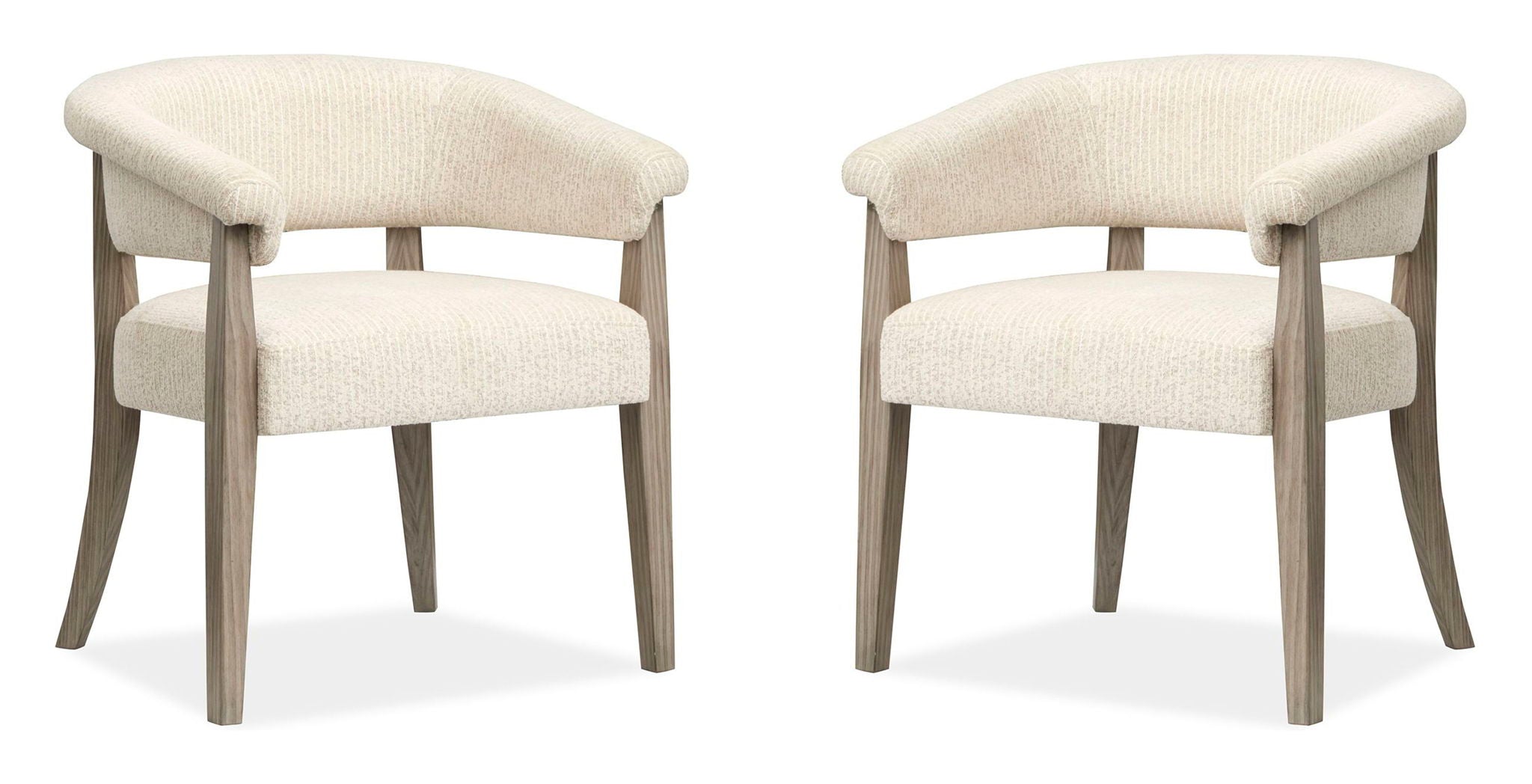 Braelyn - Upholstered Host Chair (Set of 2) - Dorian Gray
