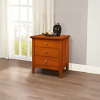 3 Drawer Nightstand & Dove Tailed Drawers