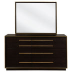 Durango 8-drawer Dresser with Mirror Smoked Peppercorn